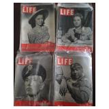 LIFE Magazines 1941-1942 collection of 50 differen