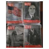 LIFE Magazines 1942-1943 collection of 50 differen