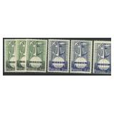 Portugal Stamps #747-748 Mint Three Sets, one hing