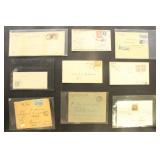 Worldwide Stamps Postal History group mostly in pl