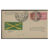 Brazil Zeppelin Stamp Cover, 1930 Graf Zeppelin fl