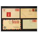US Stamps 1920s Postal History group of First Day