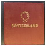 Switzerland Stamps 1860s-1960s in Schaubek Album,
