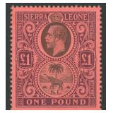 Sierra Leone Stamps #119 Mint Hinged brigh CV $250