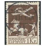 Denmark Stamps #C5 Used CV $300