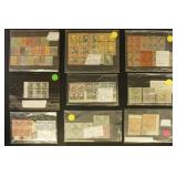 British Empire Stamps on Dealer Cards and Pages in