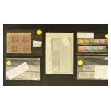 Italy Stamps on Dealer Cards and Pages, includes u