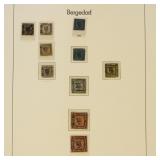 Bergedorf German States Stamps 1861 Used & Mint Hi