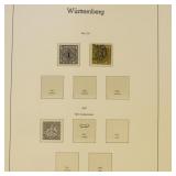 Wurttemberg German States Stamps 1851-1923 Used &
