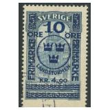 Sweden Stamps #B11 Used 1916 semi-postal CV $375