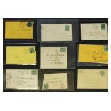 US 1880s Postal History group of 20+ Covers all wi