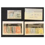 Worldwide Stamps on dealer cards and glassines, so