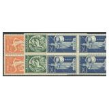 Greece Stamps #C71-C73 Mint NH Blocks of 4 CV $440