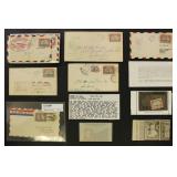 US Stamps #C11 Accumulation of covers, some with d