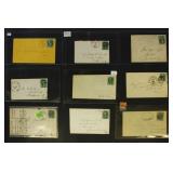 US 1880s Postal History group of 20+ Covers all wi