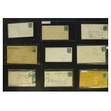 US 1880s Postal History group of 20+ Covers all wi