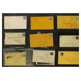 US Stamps #114 Group of 20 Covers, some with conte