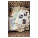 Worldwide Stamps in glassines, fills medium flat r