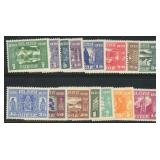 Iceland Stamps #152-166 Mint Hinged 1930 Set CV $4