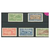 Iceland Stamps #144-148 Mint Hinged 1925 Set CV $2