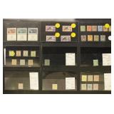 Worldwide Stamps better issues on dealer cards, in
