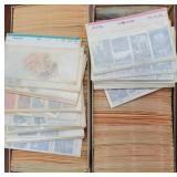 Russia Stamps dealer stock in hundreds of glassine