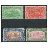 New Zealand Stamps #122-125 Mint HR CV $461