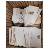 Djibouti Stamps in dealer cards, used with duplica