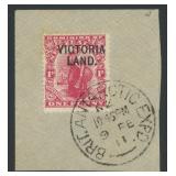 New Zealand Stamps #131D Used on piece 191 CV $150