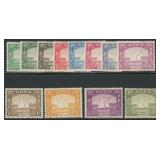 Aden Stamps #1-12 Mint Hinged 1937 Set CV $775