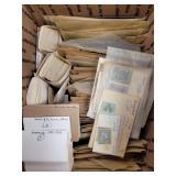 Worldwide Stamps in glassines includes lots of Bri