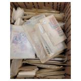 Worldwide Stamps in glassines includes lots of Bri