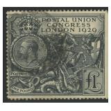 Great Britain Stamps #209 Used with creases CV $67