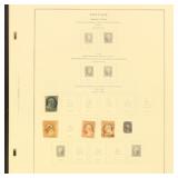 US Stamps 1850s-1890s on Scott National Pages, inc