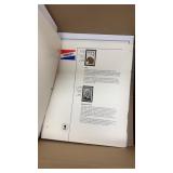 US Stamps $225 Face Value on album pages, variety