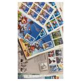 US Stamps $400+ Face Value in mint sheets, mostly