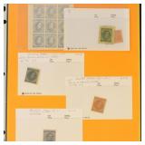 CSA Stamps 1862-1863 Covers & dealer cards, mixed