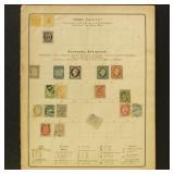 Europe Stamps 1850s-1870s Used & Mint stuck down o