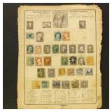 US Stamps 1850s-1870s Used & Mint stuck down on 18