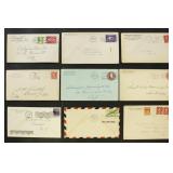 US Postal History 50+ mostly 1920s & 1930s Registe