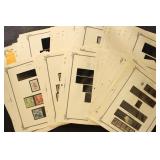 Worldwide Stamps on Album and other pages, fills l