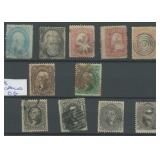 US & CSA Stamps 1860s-1980s including a few US Cla