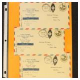 General Curtis LeMay Autographs, 9 total on US Air