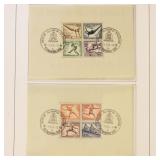 Germany Stamps Used 1930s Souvenir Sheets on DAVO