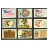 US Postcards Patriotic Group of 23 including Georg
