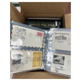 US Stamps Hundreds of First Day Covers 1940s-2000s