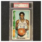 Curtis Rowe 1976 Topps Basketball Card PSA 8.5 Gra