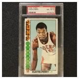 Curtis Perry 1976 Topps Basketball Card PSA 8 Grad