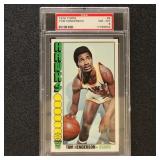 Tom Henderson 1976 Topps Basketball Card PSA 8 Gra