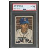 Willard Nixon 1951 Bowman PSA 4 Graded Baseball Ca